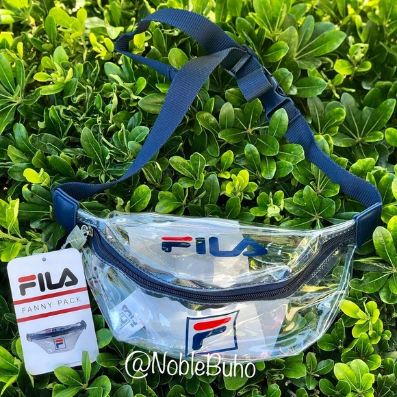 clear fila fanny pack